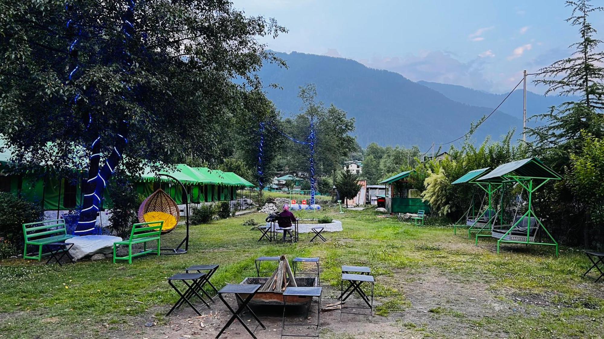 Himalayan Riverside Swiss Cottage Tents, Manali Luaran gambar