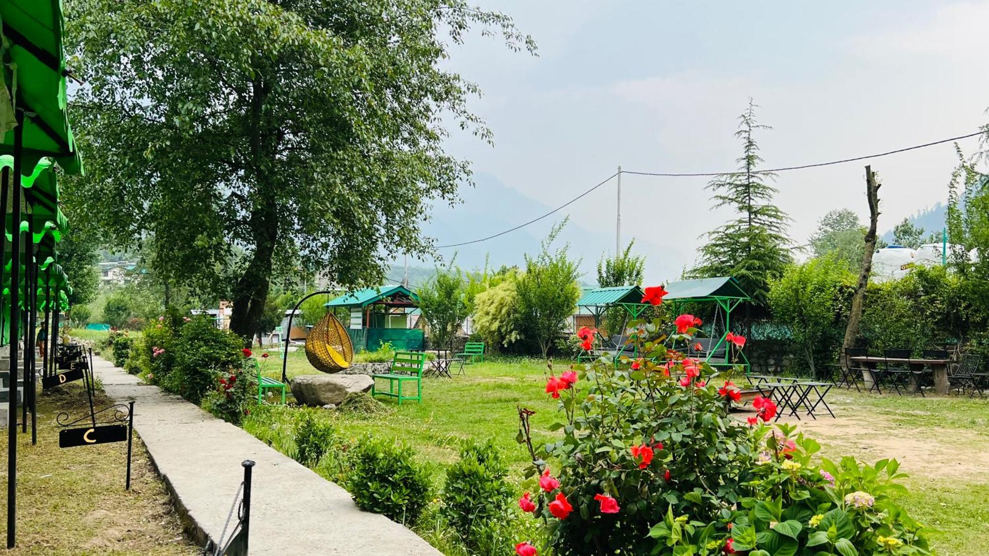 Himalayan Riverside Swiss Cottage Tents, Manali Luaran gambar