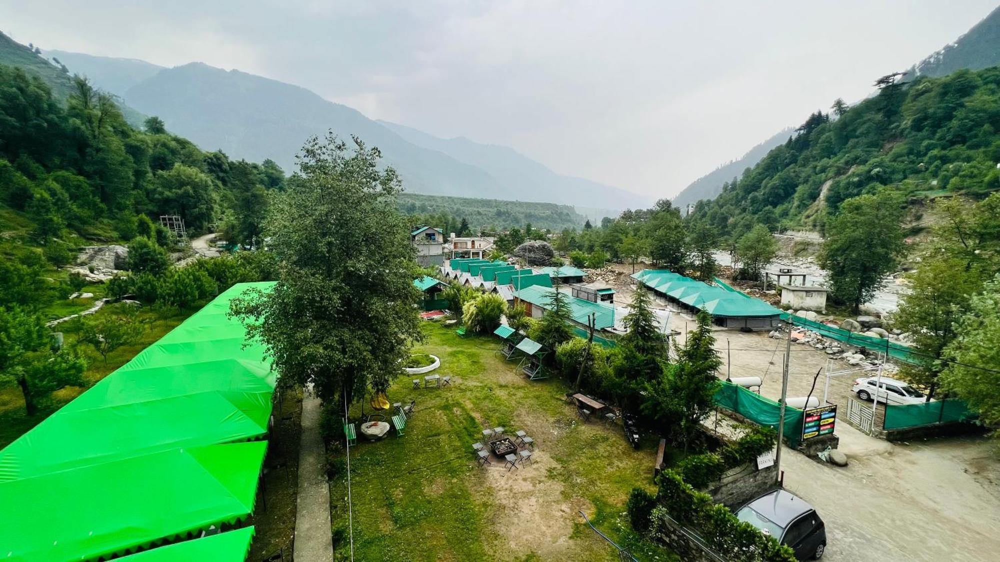 Himalayan Riverside Swiss Cottage Tents, Manali Luaran gambar